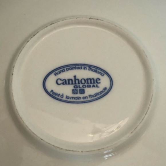 Canhome global ceramic tea 4 one hand painted set - Picture 9 of 16